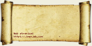 Anđela Bešević vizit kartica